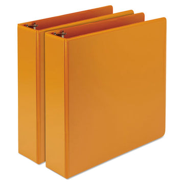 Samsill® Earth’s Choice Biobased Durable Fashion View Binder, 3 Rings, 2" Capacity, 11 X 8.5, Coral, 2-pack freeshipping - TVN Wholesale